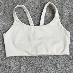 Girlfriend Collective Cream Sports Bra
